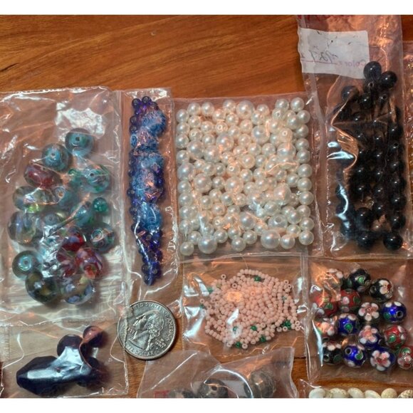 Assorted Beads for Jewelry Making #502 - Picture 9 of 10